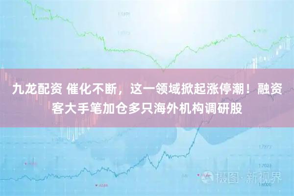 九龙配资 催化不断，这一领域掀起涨停潮！融资客大手笔加仓多只海外机构调研股
